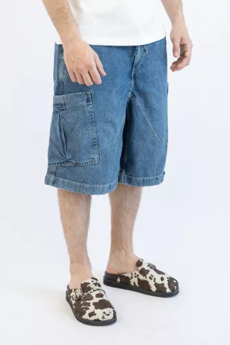 mirror denim - oldalzseb, baggy férfi kapri