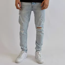 Mirror Carrot Szaggatott férfi farmernadrág