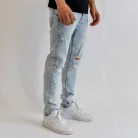 Mirror Carrot Szaggatott férfi farmernadrág