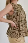 mirror - pöttyös női felső