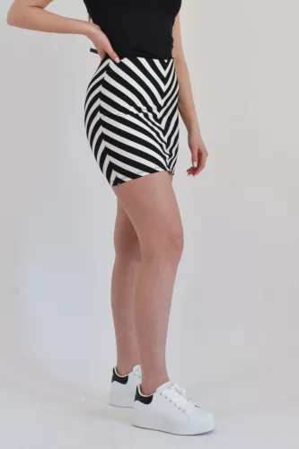mirror - csíkos női szoknya