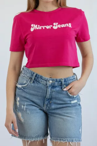 mirror jeans, cropp női póló