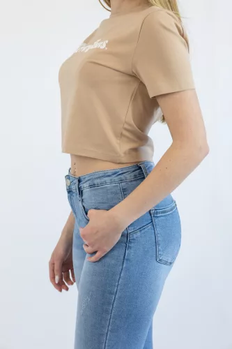 mirror jeans, cropp női póló