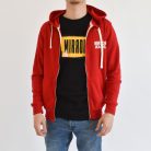 Mirror 0001 férfi kapucnis cipzáras felső