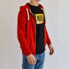 Mirror 0001 férfi kapucnis cipzáras felső