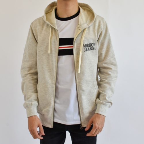 Mirror 0001 férfi kapucnis cipzáras felső