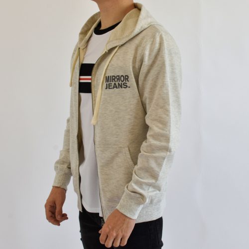 Mirror 0001 férfi kapucnis cipzáras felső