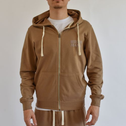 Mirror 0001 férfi kapucnis cipzáras felső