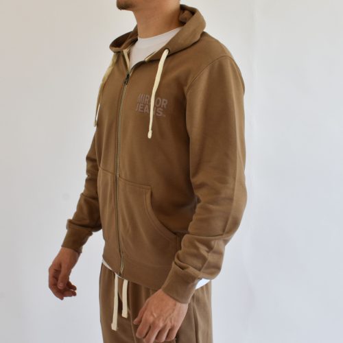 Mirror 0001 férfi kapucnis cipzáras felső