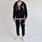 Mirror 0001 férfi kapucnis cipzáras felső