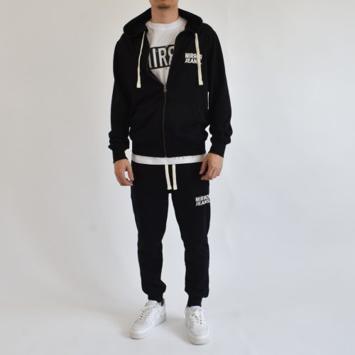 Mirror 0001 férfi kapucnis cipzáras felső