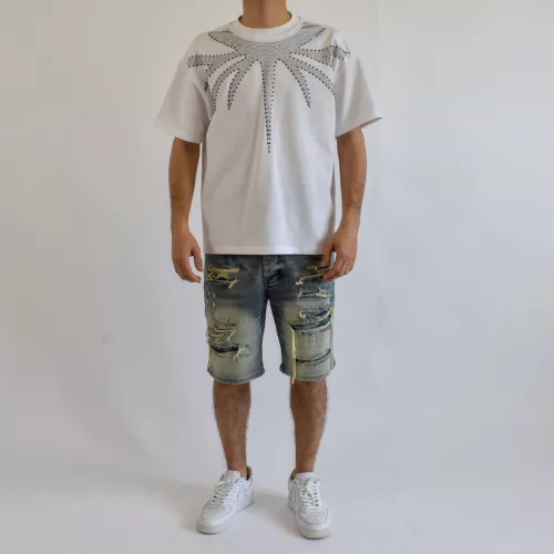 Mirror 5534B férfi farmer rövid nadrág