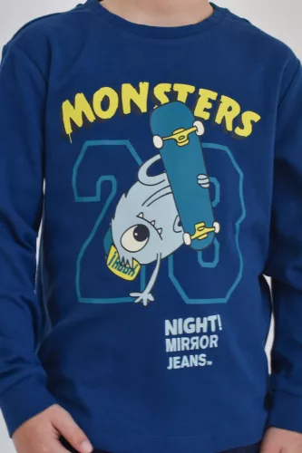 mirror monsters night gyermek felső 