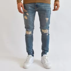 Mirror Carlos Blue férfi farmernadrág