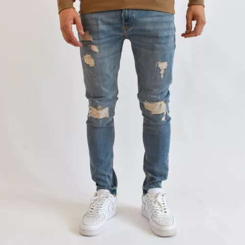 Mirror Carlos Blue férfi farmernadrág