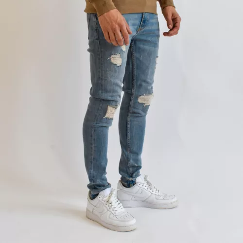 Mirror Carlos Blue férfi farmernadrág