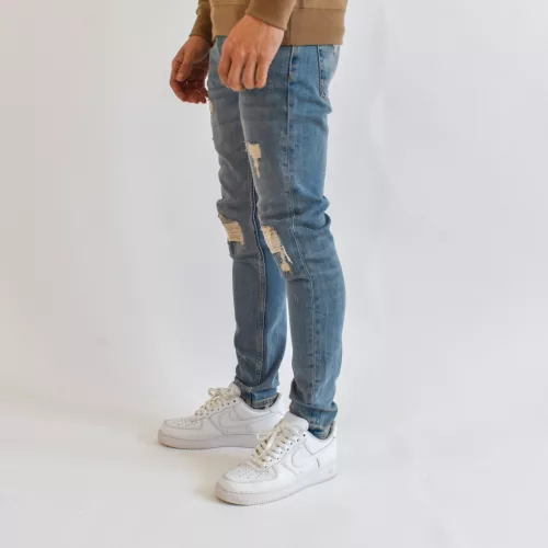 Mirror Carlos Blue férfi farmernadrág