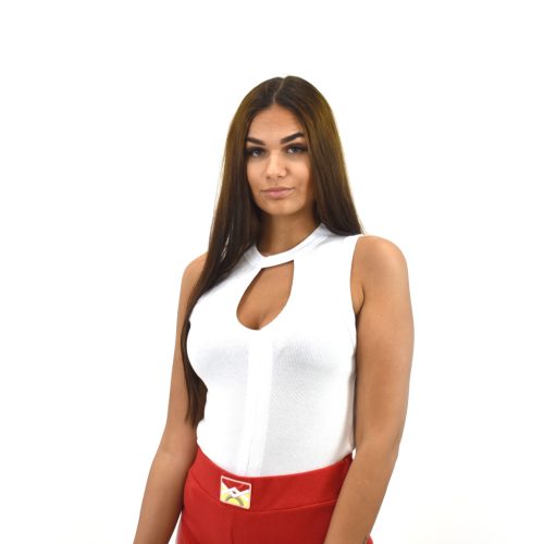 Mirror Csepp Kivágás női atléta 