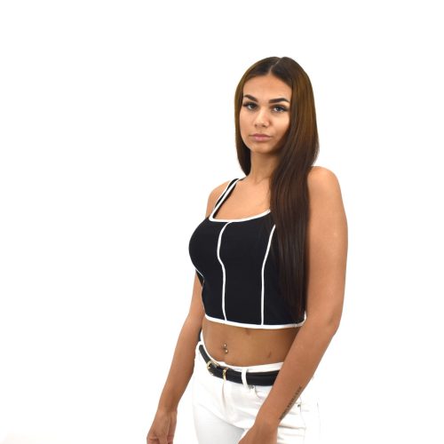 Mirror Cropp Fehér Dekor női atléta 