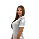 Mirror Csík Dekoros női maxi ruha 