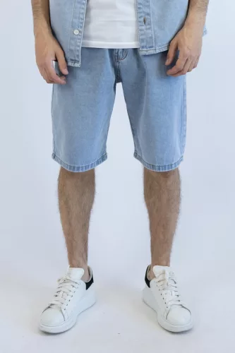 mirror leeyo - denim férfi capri