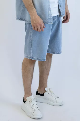 mirror leeyo - denim férfi capri
