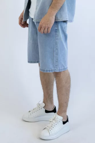 mirror leeyo - denim férfi capri