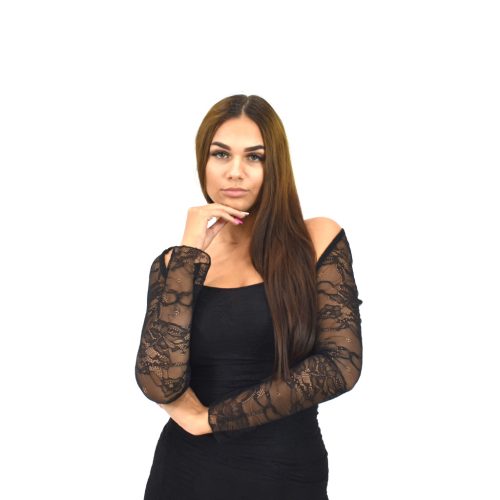 Mirror Csipkés női maxi ruha és boleró