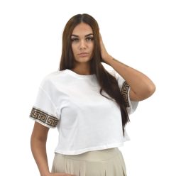 Mirror Tiramisu Strasszos női póló