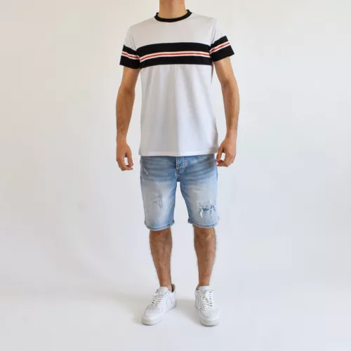 Mirror 8460B férfi farmer rövidnadrág