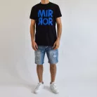 Mirror 8457B férfi farmer rövidnadrág