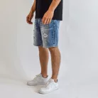 Mirror 8457B férfi farmer rövidnadrág