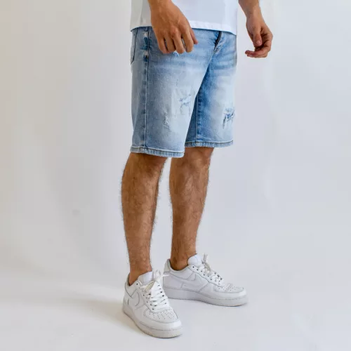 Mirror 8460B férfi farmer rövidnadrág