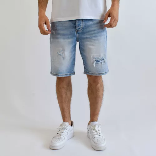 Mirror 8460B férfi farmer rövidnadrág