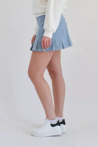 mirror fodros mini női szoknya